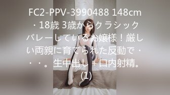 FC2-PPV-3990488 148cm・18歳 3歳からクラシックバレーしているお嬢様！厳しい両親に育てられた反動で・・・。生中出し＋口内射精。 (1)