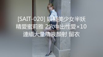 [SAIT-020] 銀髪美少女半妖精愛蜜莉雅 2穴中出性愛×10連續大量精液顏射 留衣