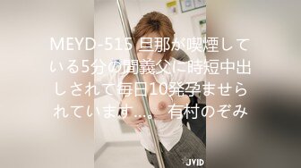 MEYD-515 旦那が喫煙している5分の間義父に時短中出しされて毎日10発孕ませられています…。 有村のぞみ