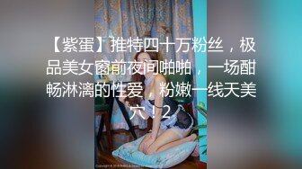 【紫蛋】推特四十万粉丝，极品美女窗前夜间啪啪，一场酣畅淋漓的性爱，粉嫩一线天美穴！2