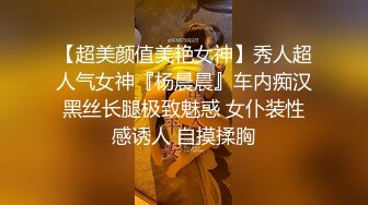 【超美颜值美艳女神】秀人超人气女神『杨晨晨』车内痴汉黑丝长腿极致魅惑 女仆装性感诱人 自摸揉胸